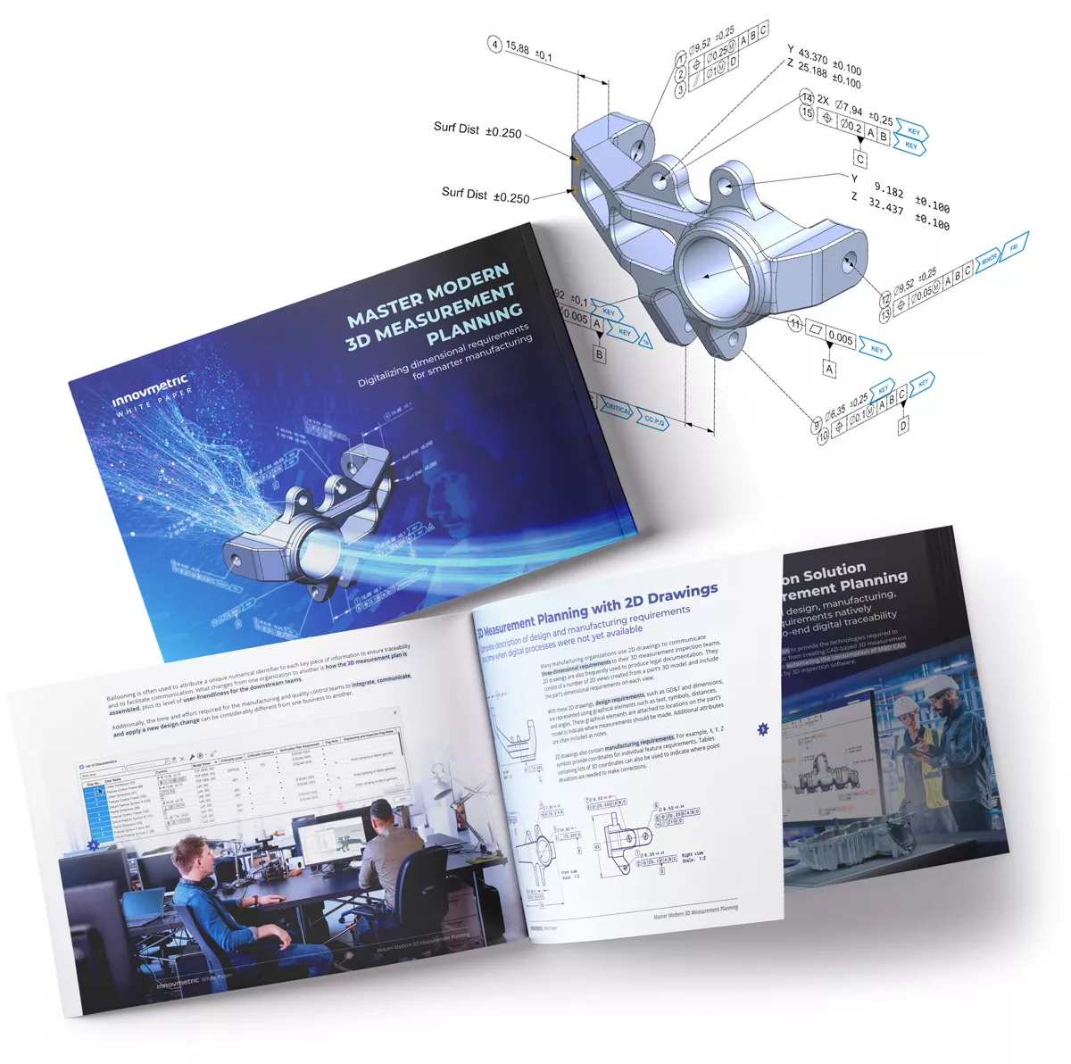 Ottieni una copia gratuita in formato PDF del nostro white paper: Padroneggia la moderna pianificazione delle misure 3D.